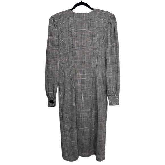 Vintage 80s Misty Harbor Glen Plaid Dress - Picture 2 of 9